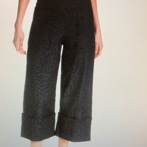 Kate Spade Cuffed Wide leg Crop Denim Pants